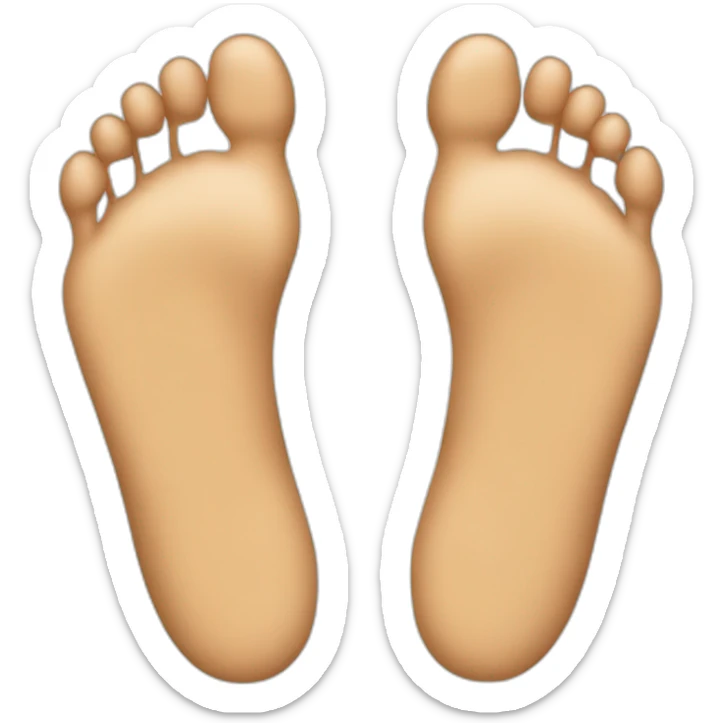 Feet sticker
