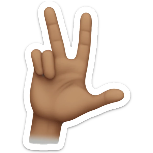 Yvl handsign sticker