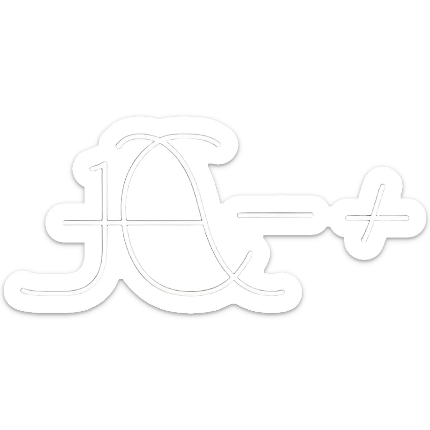 Calculus dy/dx sticker