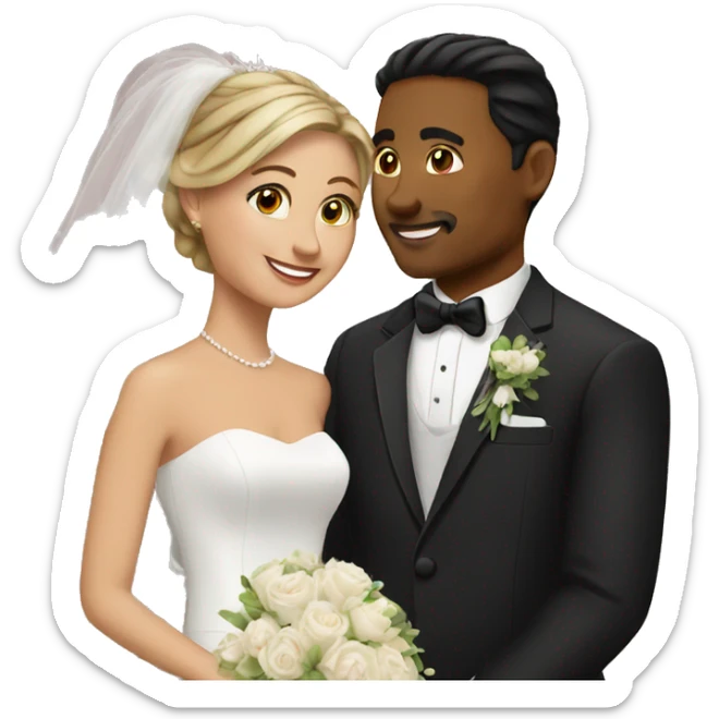 wedding sticker