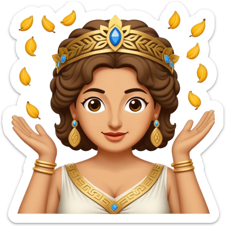 Cinematic Realistic My Big Fat Greek Wedding Pop Culture Emoji, depicting a vibrant celebration of Greek culture rendered with lively textures and festive lighting. sticker