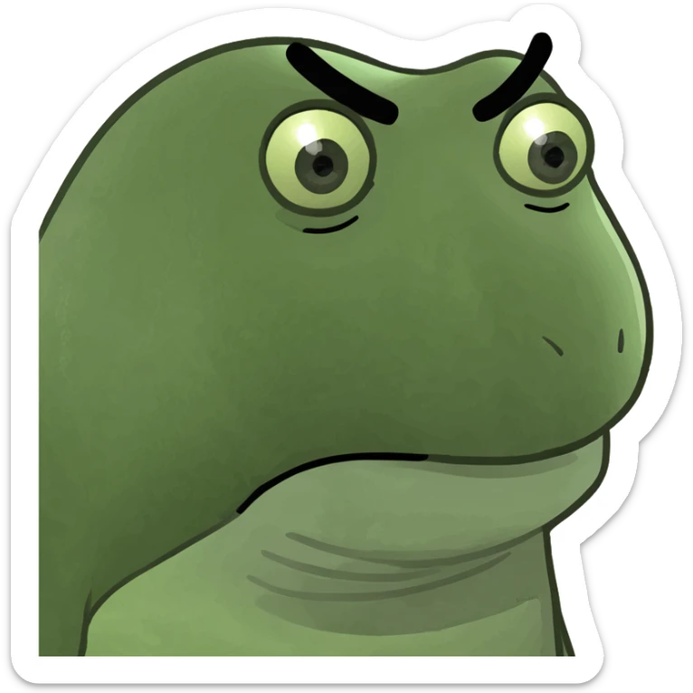 Girl with blonde frizzy hair on a phone with tan skin and green eyes and an annoyed face  sticker