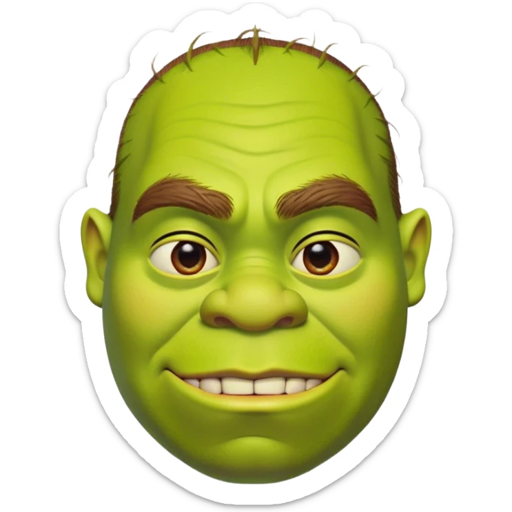 Shrek sticker
