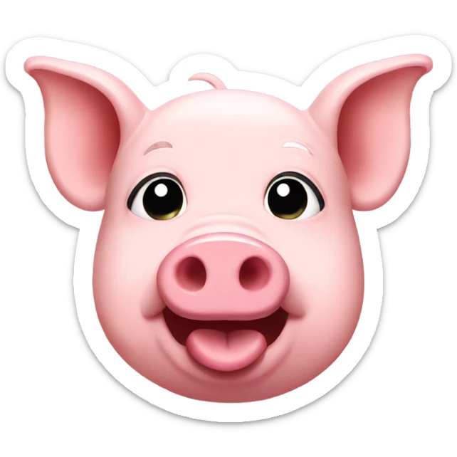 Pig sticker