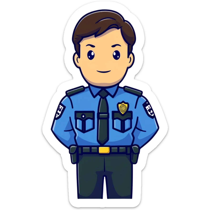 Nathan Fillion as John Nolan from The Rookie, police officer with short hair and uniform sticker