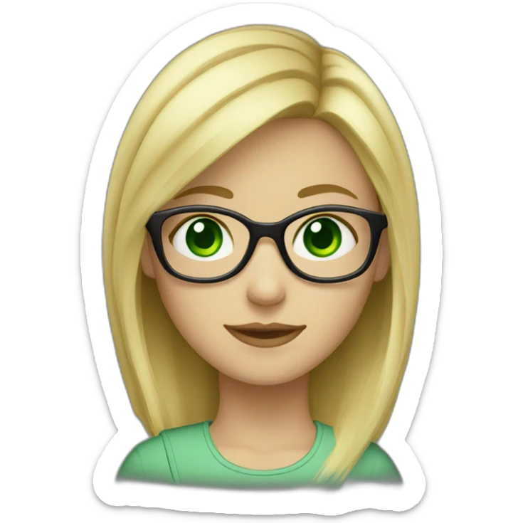 blond-girl-with-glasses-and-emerald-green-eyes-and-short-hair-with-laptop sticker