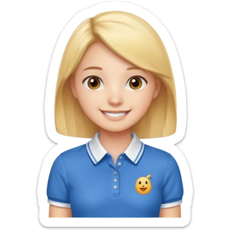 Preppy chica sticker