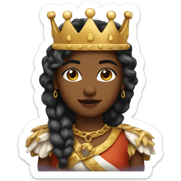King girl sticker