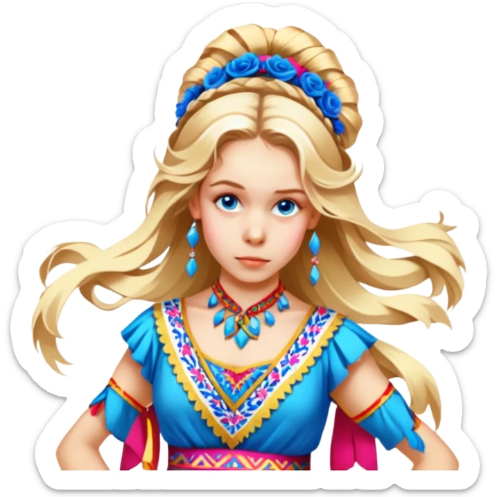 Traditional Dancer sticker