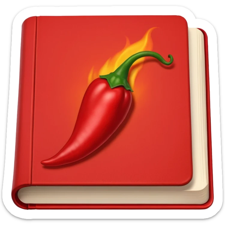 spicy book sticker