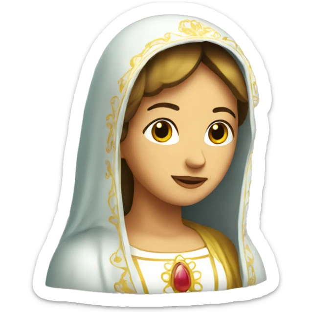virgen sticker