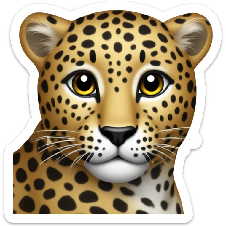 leopard sticker