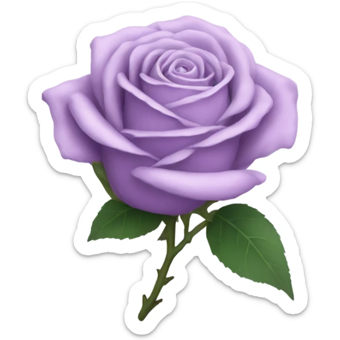 Lilac rose sticker