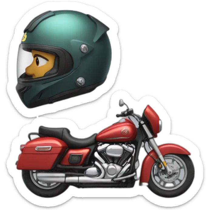 Motorcycle sticker