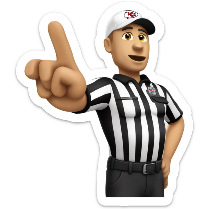kansas city chiefs referee sticker