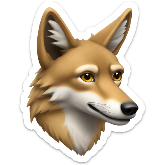 Coyote  sticker