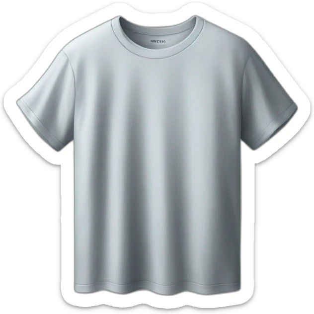 T-shirt with a small inscription on the right side in the corner TONOS sticker