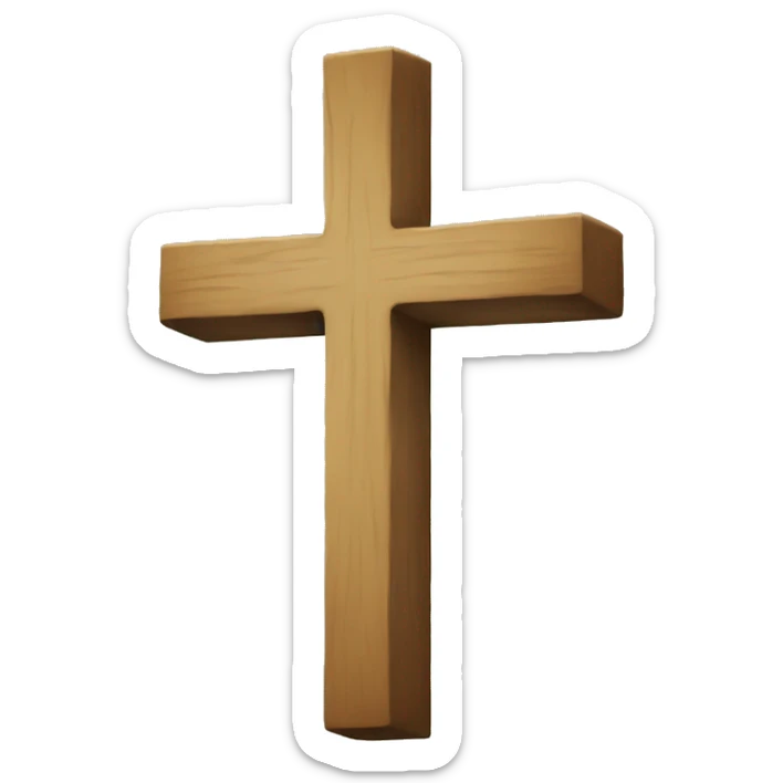 Cross sticker