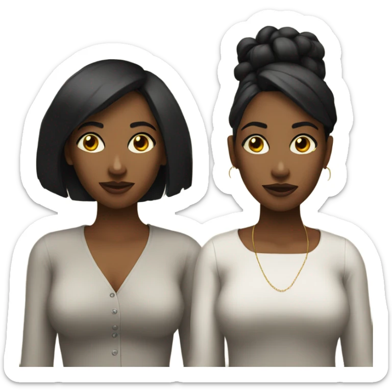 3 baddie women sticker