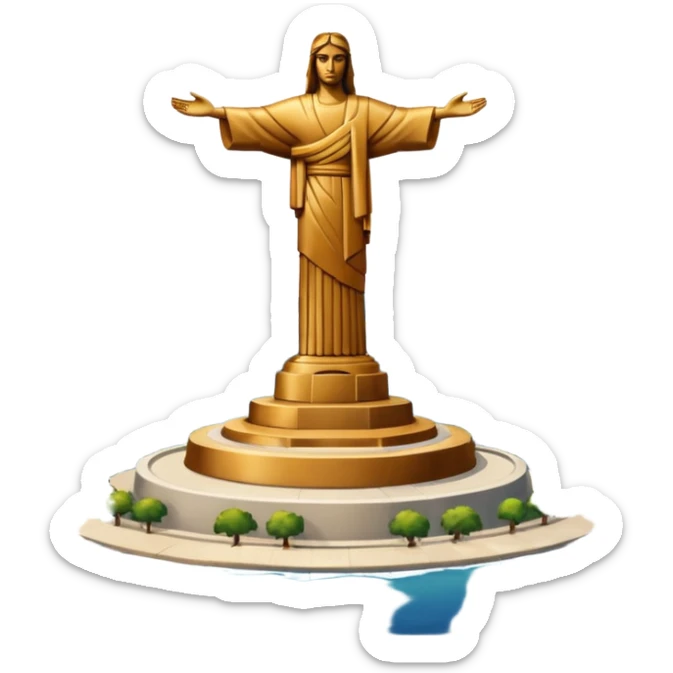 Cristo redentor  sticker