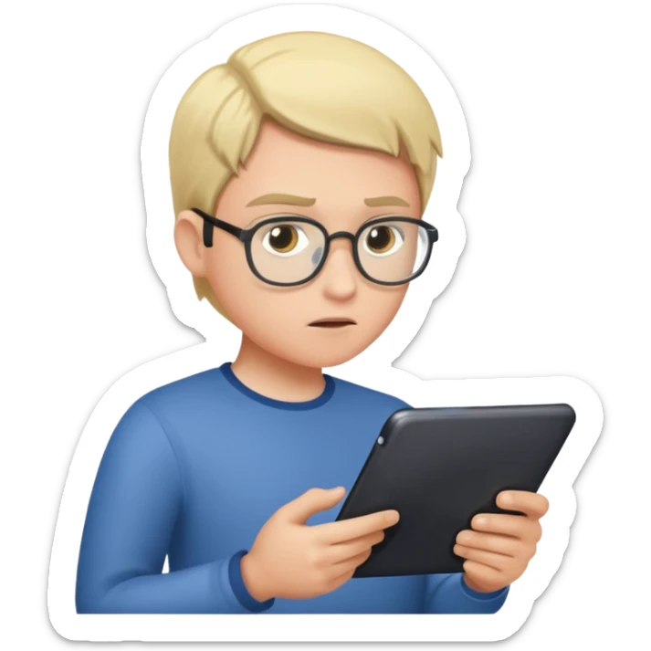 A person undertaking a manual review or triaging of the inputs of events sticker