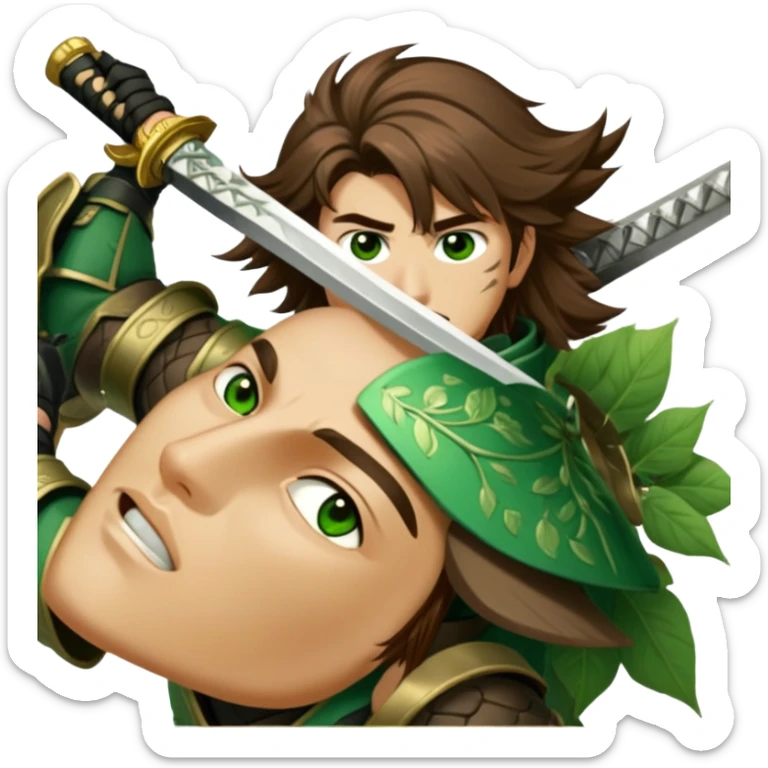 Emerald Samurai sticker