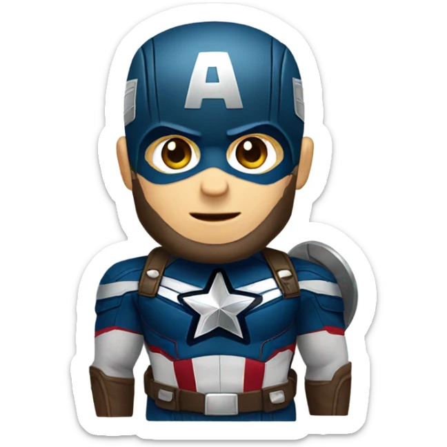 Captain America sticker