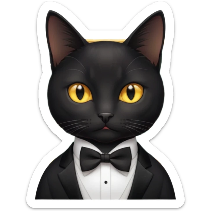 stock investing black and smart cat, with money and "stock charts" sticker