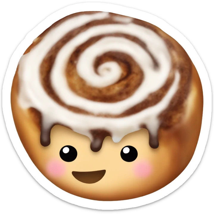 Cinnamon roll sticker