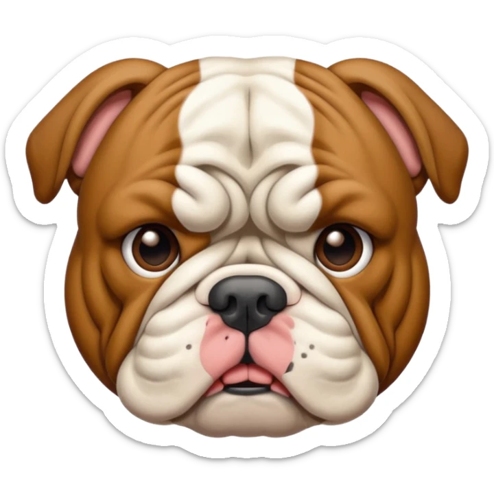 Bulldog sticker