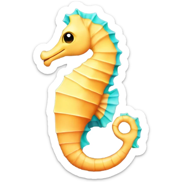 Seahorse sticker
