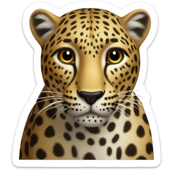 Leopard  sticker