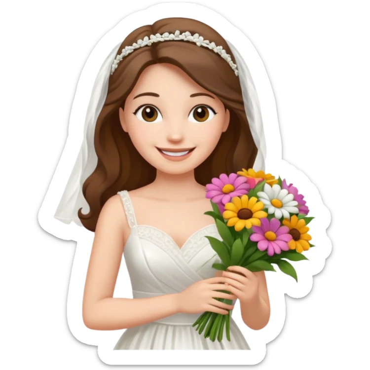 Bride sticker