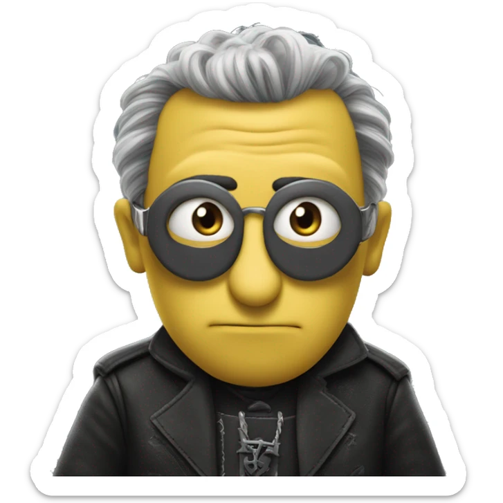 villain of the new minions movie Maxime Le mal sticker