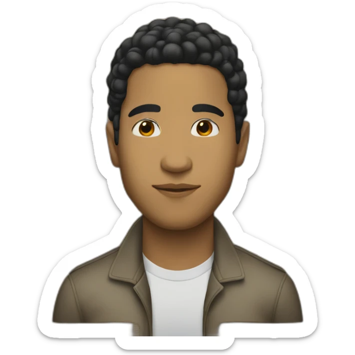 GUSTAVO-REYNOSO-STRAIGHTHAIR-LIGHTSKINCOLOR sticker