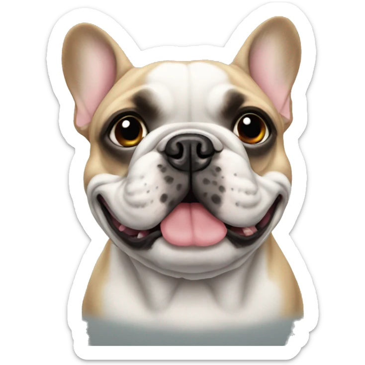 French bulldog sticker