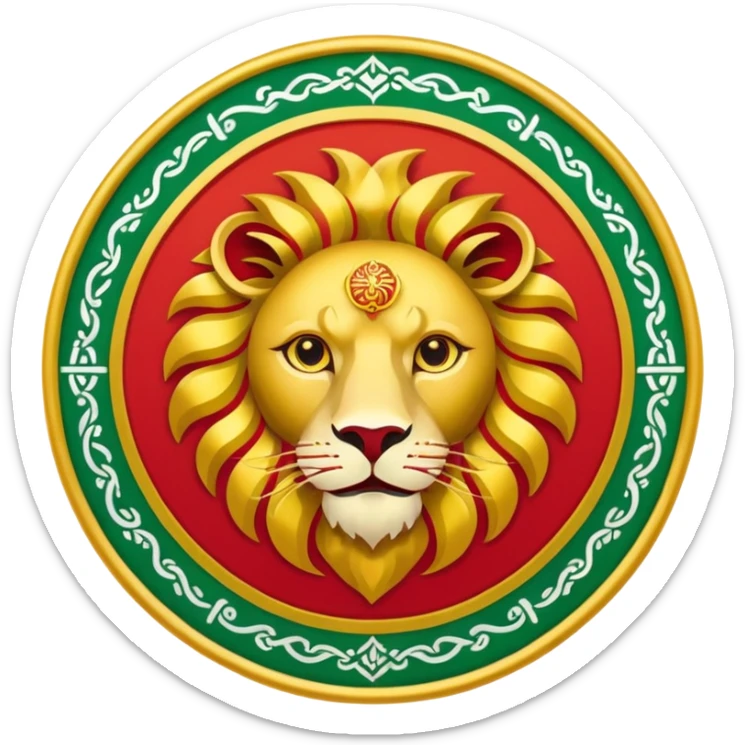 Iran lion sun flag emoji sticker