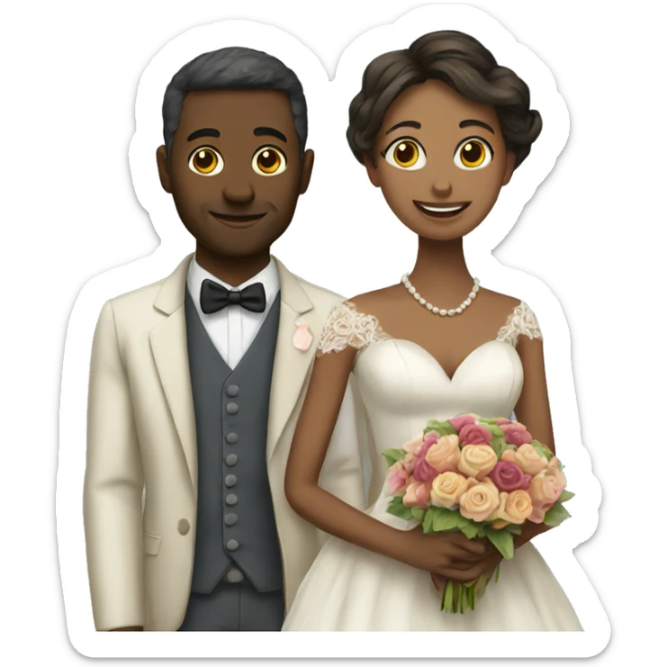 Marriage sticker