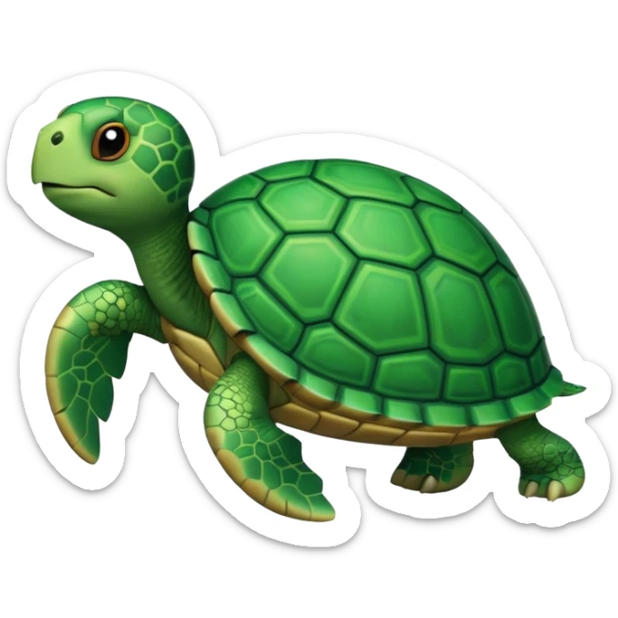 make a little turtle out of the letters PD (my initials) for my logo for my personal website, make it super super minimalistic and the letters need to be integrated into the body of the turtle sticker