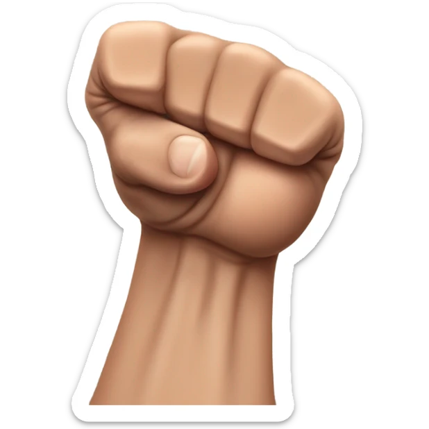 Muscle thumb sticker