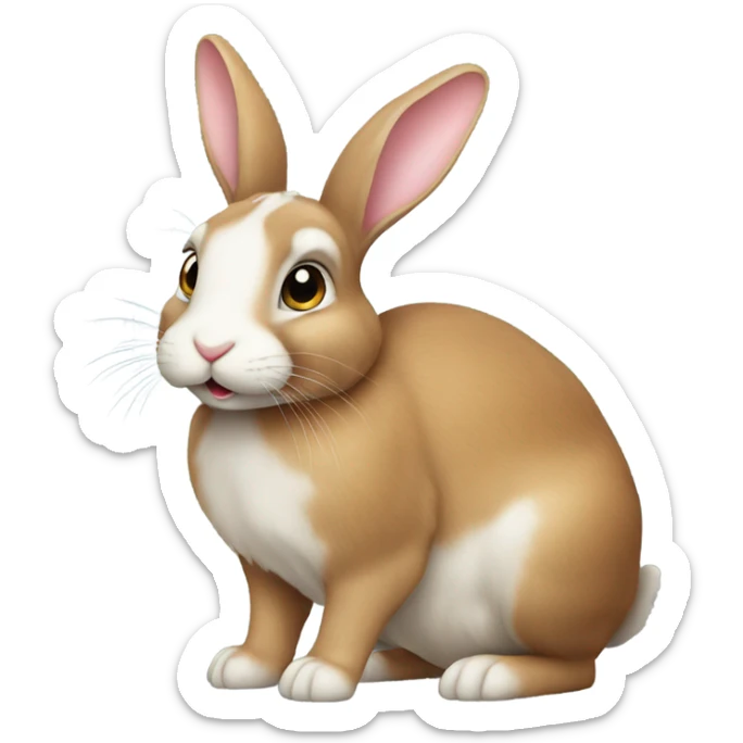bunny sticker