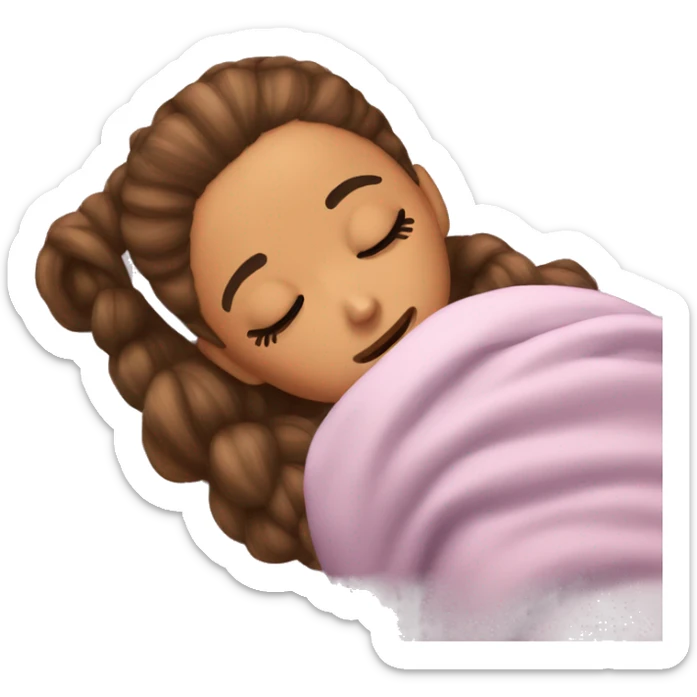 Ariana Grande sleeping sticker