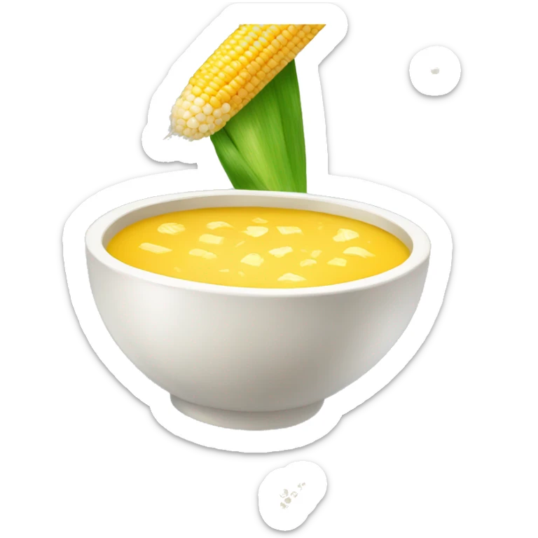 corn soup sticker