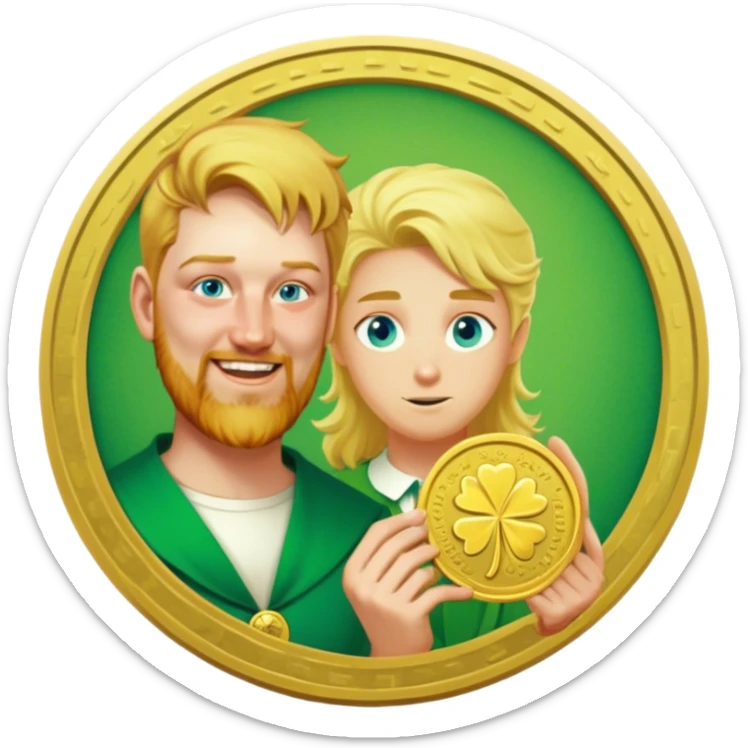 Golden Token sticker