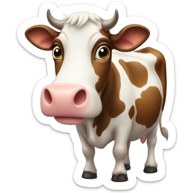 Cow  sticker