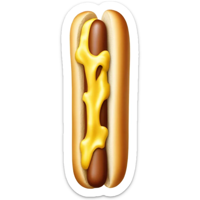 Make a hotdog but instead of the wiener it’s a stick of butter sticker