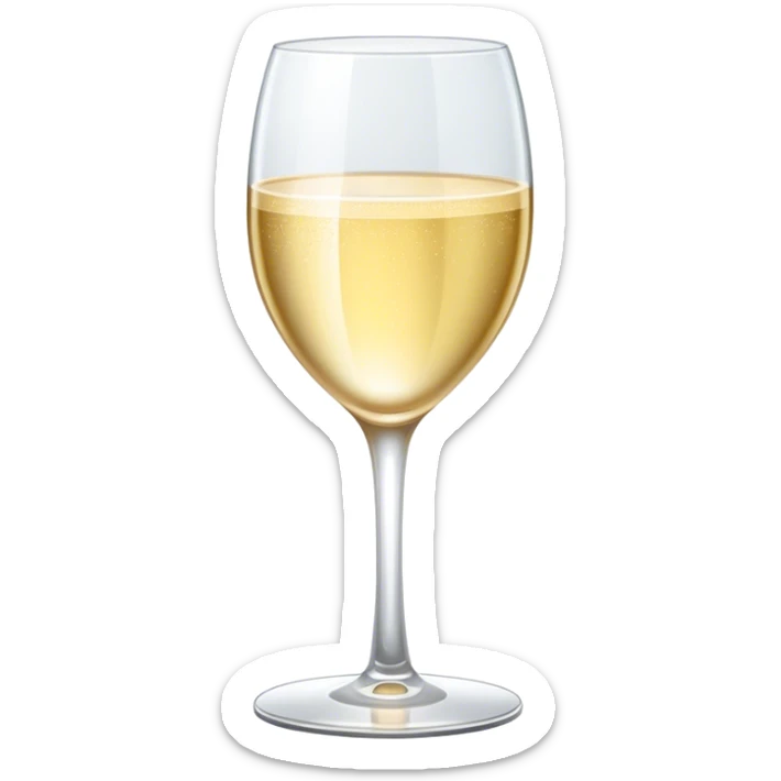 Coupe glass champagne  sticker