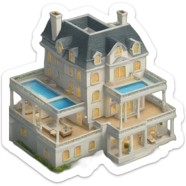 mansion sticker