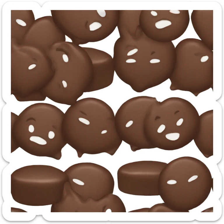 chocolate sticker