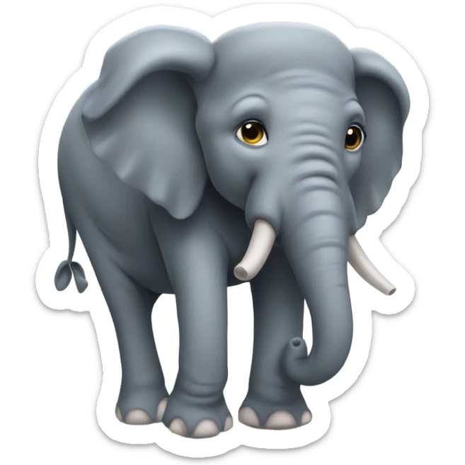 Elephant fart sticker